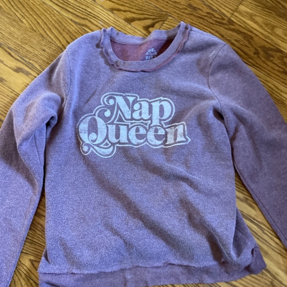 Pink sweat shirt